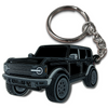 Bronco black keychain