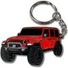 Jeep Wrangler Keychain red
