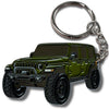 Jeep Wrangler Keychain green
