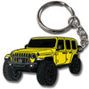 Jeep Wrangler Keychain yellow