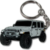 Jeep Wrangler Keychain sting-gray silver
