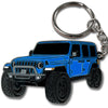 Jeep Wrangler Keychain blue
