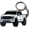 F150 white keychain