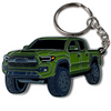 Toyota tacoma army green keychain