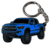 Toyota tacoma blue keychain