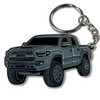 Toyota tacoma magnetic gray keychain