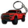 Toyota tacoma red keychain